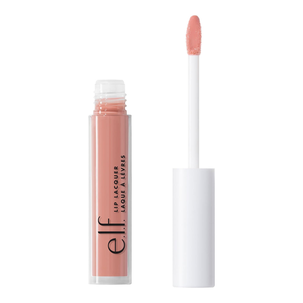 e.l.f. Lip Lacquer, Nourishing, Non-Sticky Ultra-Shine Lip Gloss With Sheer Color, Infused With Vitamins A & E, Vegan & Cruelty-Free, Whisper Pink Beauty & Personal Care e.l.f.