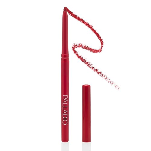Palladio Retractable Waterproof Lip Liner High Pigmented and Creamy Color Slim Twist Up Smudge Proof Formula with Long Lasting All Day Wear No Beauty & Personal Care Palladio