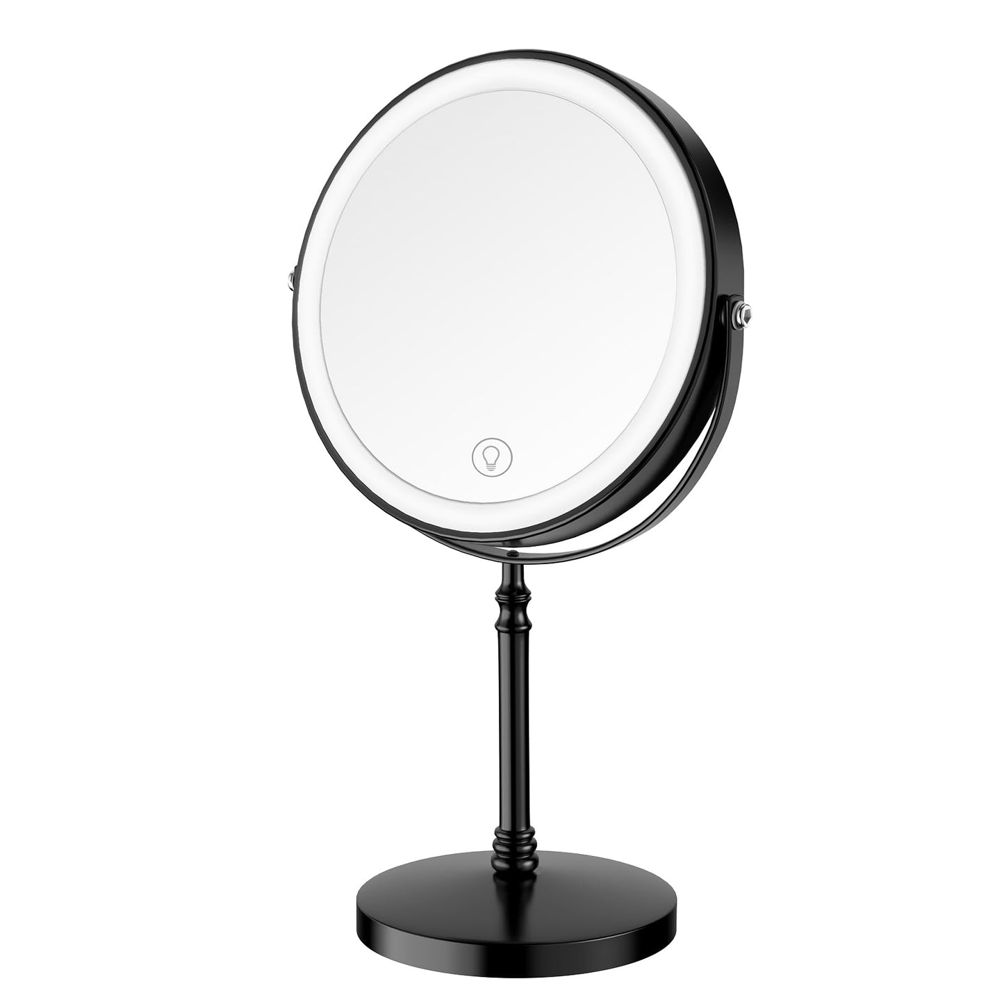 DEIOVWXS Makeup Mirror, Rechargeable Vanity Mirror with 3 Lights, 1X/10X Beauty and Personal Care DEIOVWXS Default Title