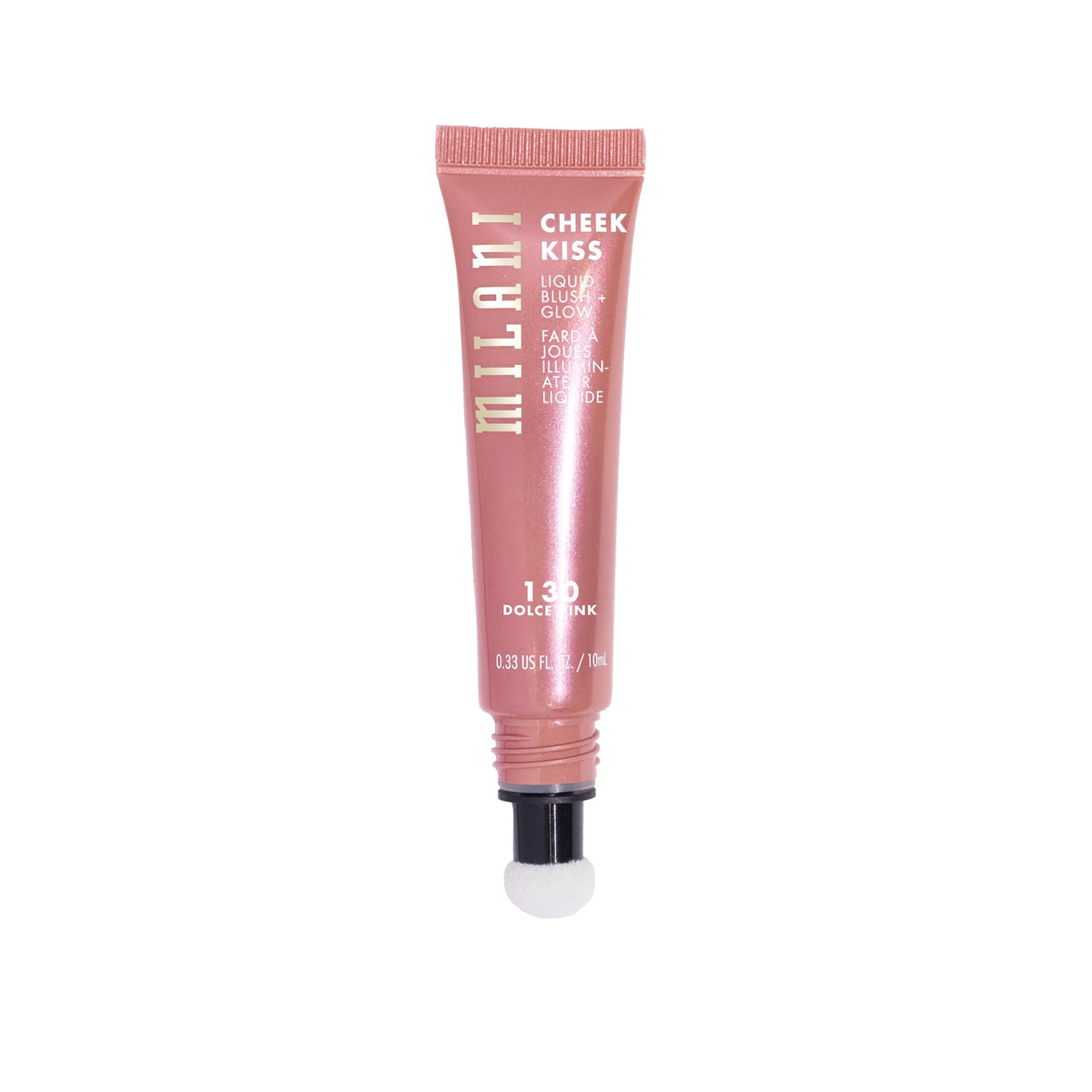 Milani Cheek Kiss Blush + Glow, Liquid Blush and Highlighter - Dolce Pink