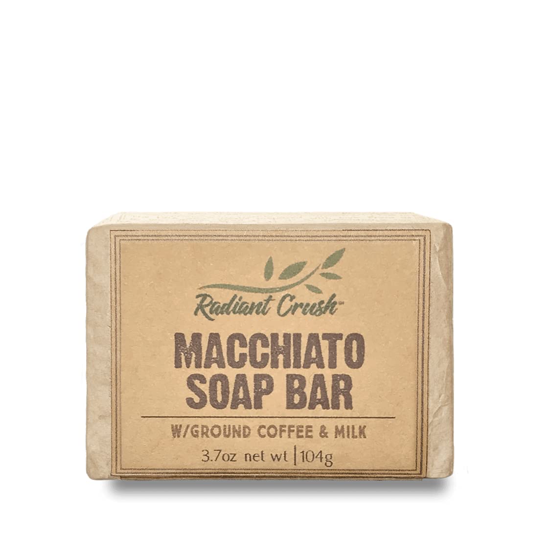Radiant Crush - Coffee and Goats Milk Soap Bar Macchiato Handmade Beauty & Personal Care Radiant Crush