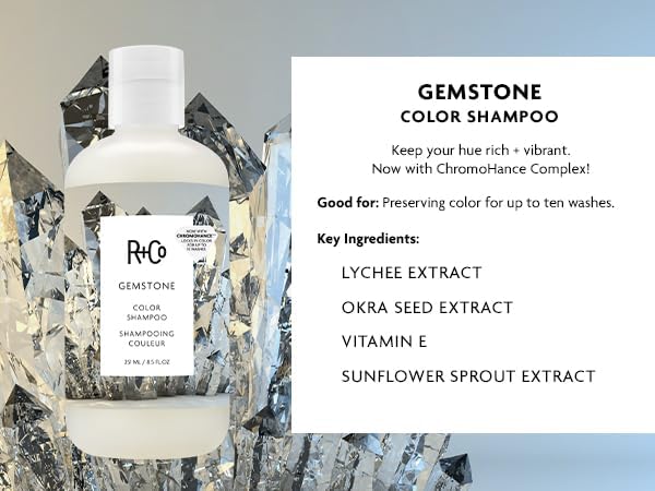 R+Co Gemstone Color Shampoo and Conditioner Set - Color Protection for Vibrant, Fade-Resistant Hair - Hydration, Shine & Sealed Split Ends Beauty & Personal Care R+Co