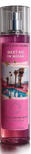 Bath & Body Works Meet Me in Miami Fine Fragrance Mist - Tropical Palm & Cabana Coconut Body Spray Beauty & Personal Care Bath & Body Works