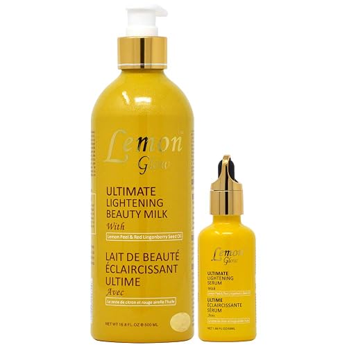Lemon Glow Lotion Combo-1 (Lotion 16.8oz + Serum 1.66oz) Beauty & Personal Care LEMON GLOW