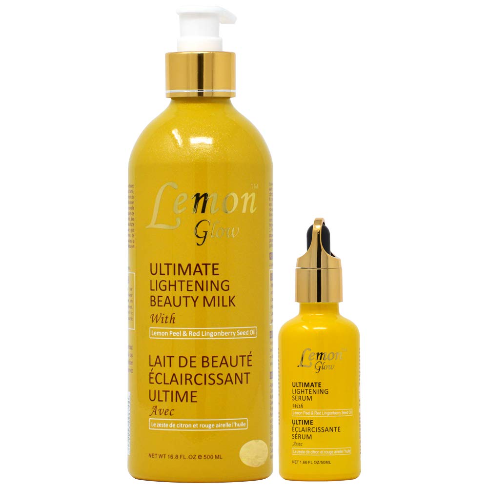 Lemon Glow Lotion Combo-1 (Lotion 16.8oz + Serum 1.66oz) Beauty & Personal Care LEMON GLOW