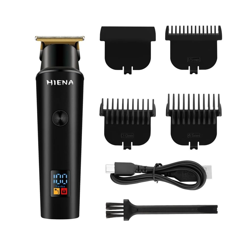 EWKYLSEM Razors HIENA Professional Cordless use Clipper, USB Charging Trimmer, Sharp Stainless Steel Knife Head, Easy for Home use(HYN-009black) Beauty and Personal Care EWKYLSEM