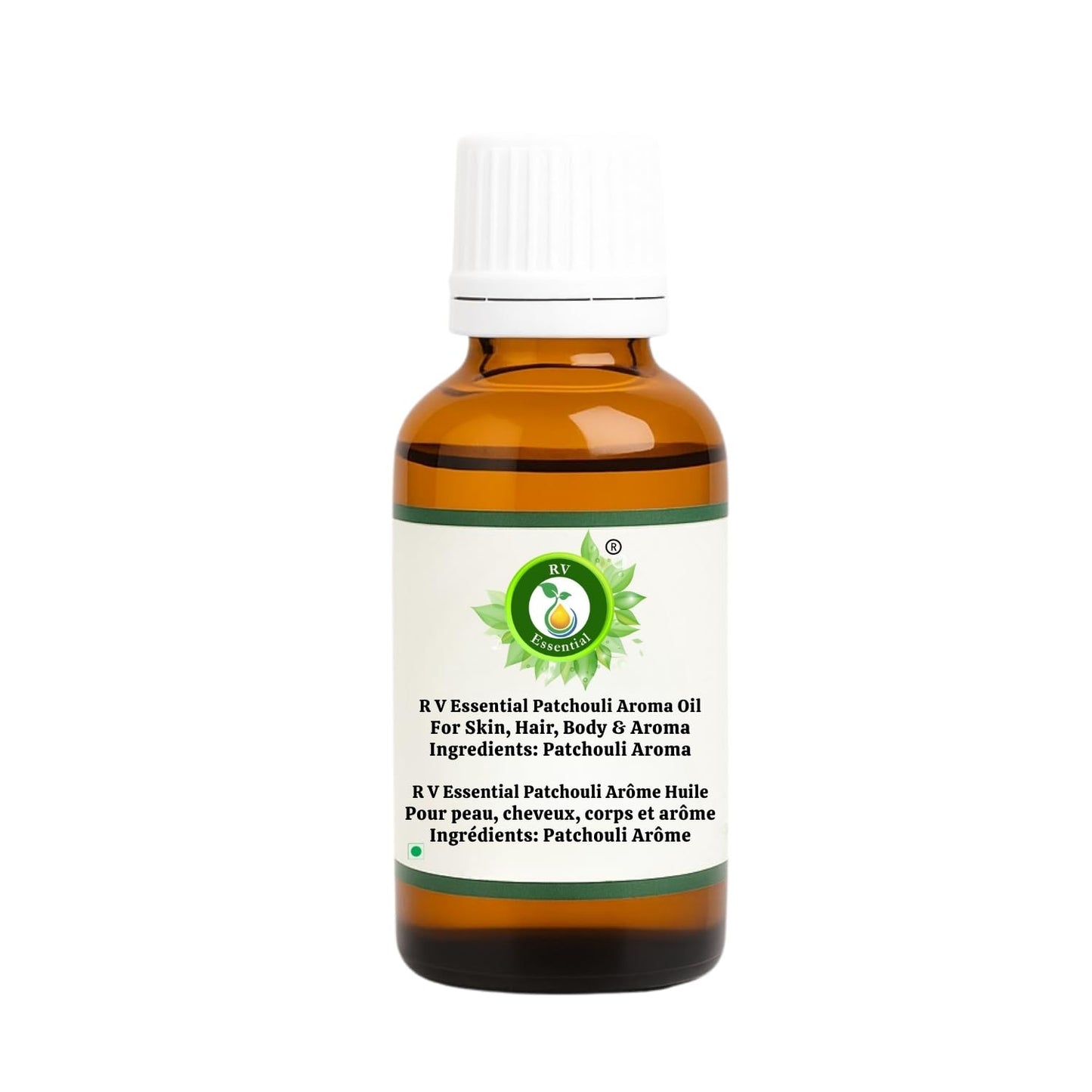 R V Essential Pure Patchouli Essential Oil 5ml (0.169oz)- Pogostemon Cablin (100% Pure and Natural Therapeutic Grade) Beauty and Personal Care R V Essential