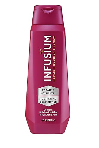 Infusium Repair and Volumize Conditioner - Hair Conditioner with Collagen and Hyaluronic Acid - Plumps Hair, Reduces Brittleness and Frizz - 13.5 oz Beauty & Personal Care Infusium