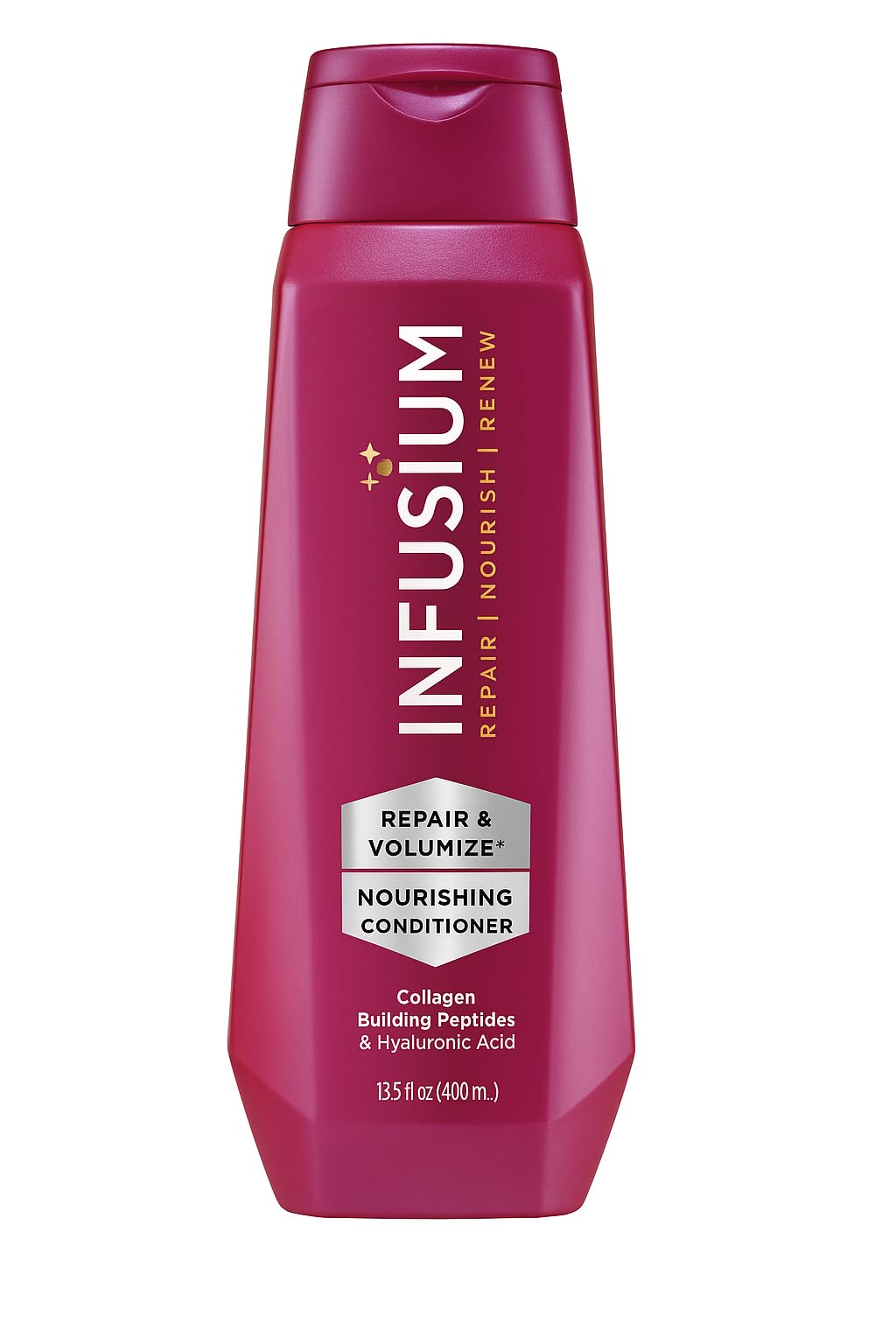 Infusium Repair and Volumize Conditioner - Hair Conditioner with Collagen and Hyaluronic Acid - Plumps Hair, Reduces Brittleness and Frizz - 13.5 oz Beauty & Personal Care Infusium