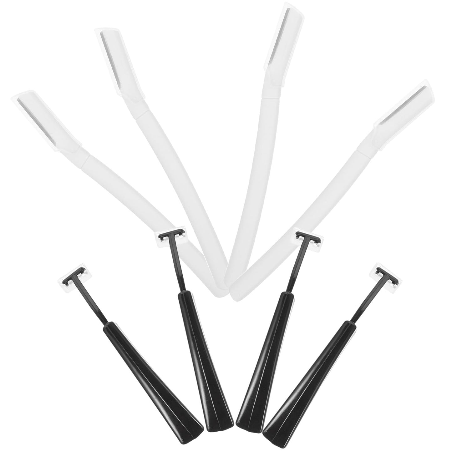 VILLCASE 4 Sets Eyebrow Razor for Women, Portable T-Shaped Eyebrow Trimmer with Replaceable Blades, Multipurpose Dermaplane Facial Hair Shaver Beauty and Personal Care VILLCASE