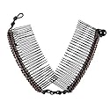 Hairzing Clip | Stretchy Banana Clips for Women - Snug & Comfortable Hair Holder for Thick, Thin and Curly Styles - All Day Hold (Medium, Brown) Beauty & Personal Care HairZing
