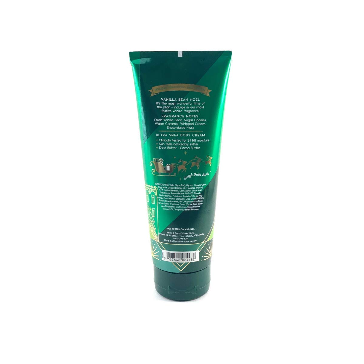Bath & Body Works Vanilla Bean Noel Ultra Shea Body Cream, 8 Ounce, Multicoloured Beauty & Personal Care Bath & Body Works