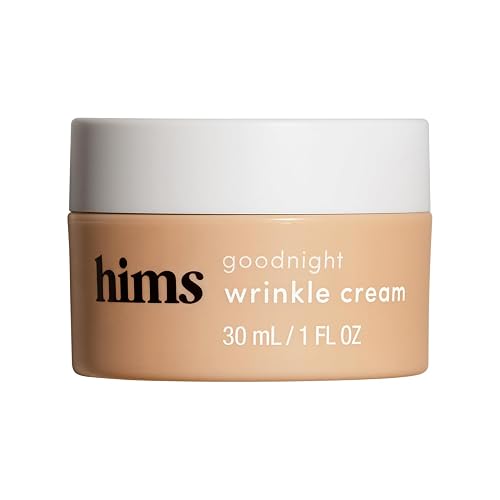 hims Goodnight Wrinkle Cream - Hyaluronic Acid & Shea Butter - Face Moisturizer for Fine Lines & Dry Skin - Deep Hydration Night Cream for Men Beauty & Personal Care HIMS & HERS