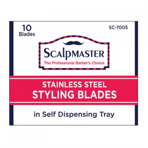 Burmax Scalpmaster Stainless Steel Styling Blades Beauty and Personal Care Burmax