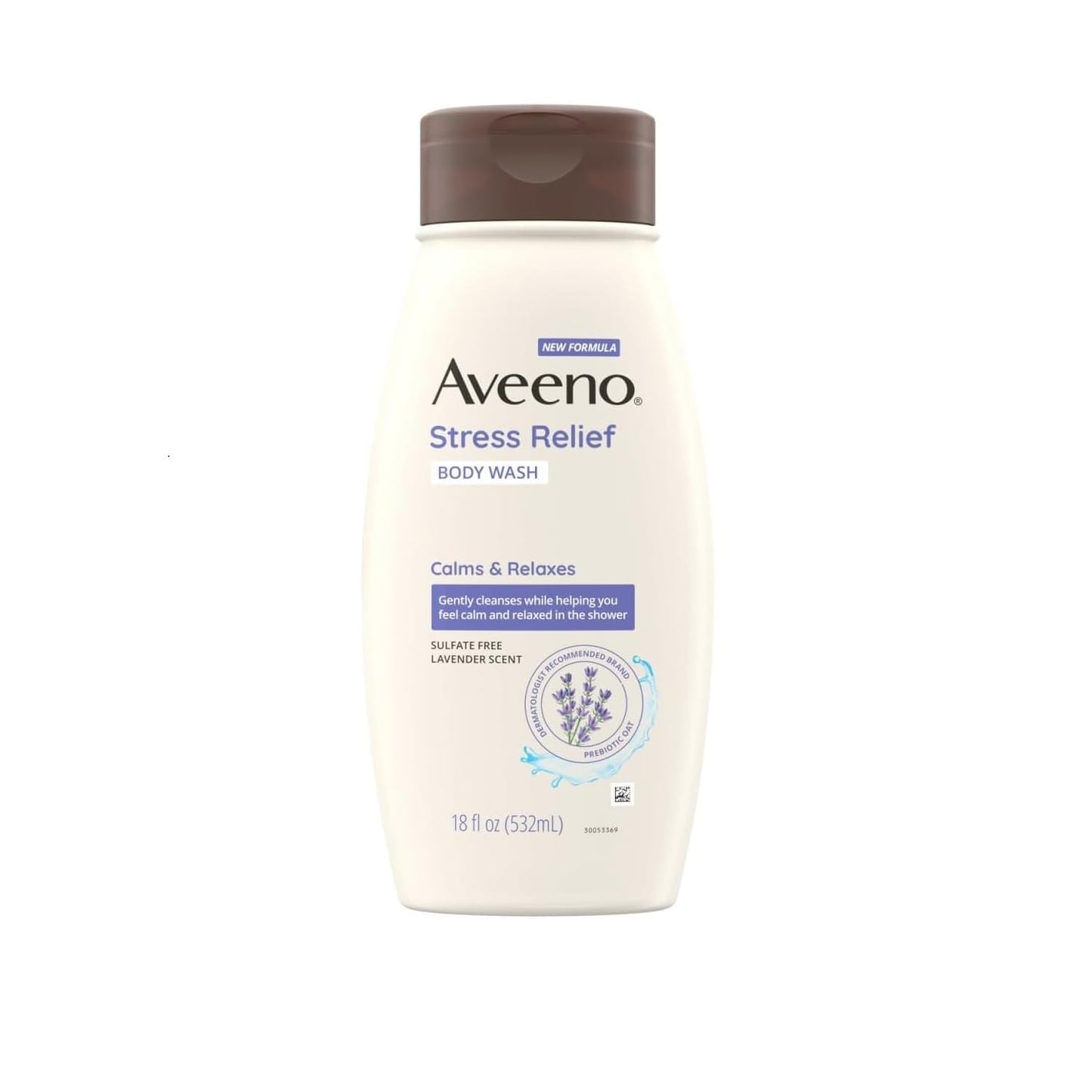 Aveeno Body Wash Stress Relief Lavender Scent 18 Ounce (Pack of 3) Beauty & Personal Care Aveeno