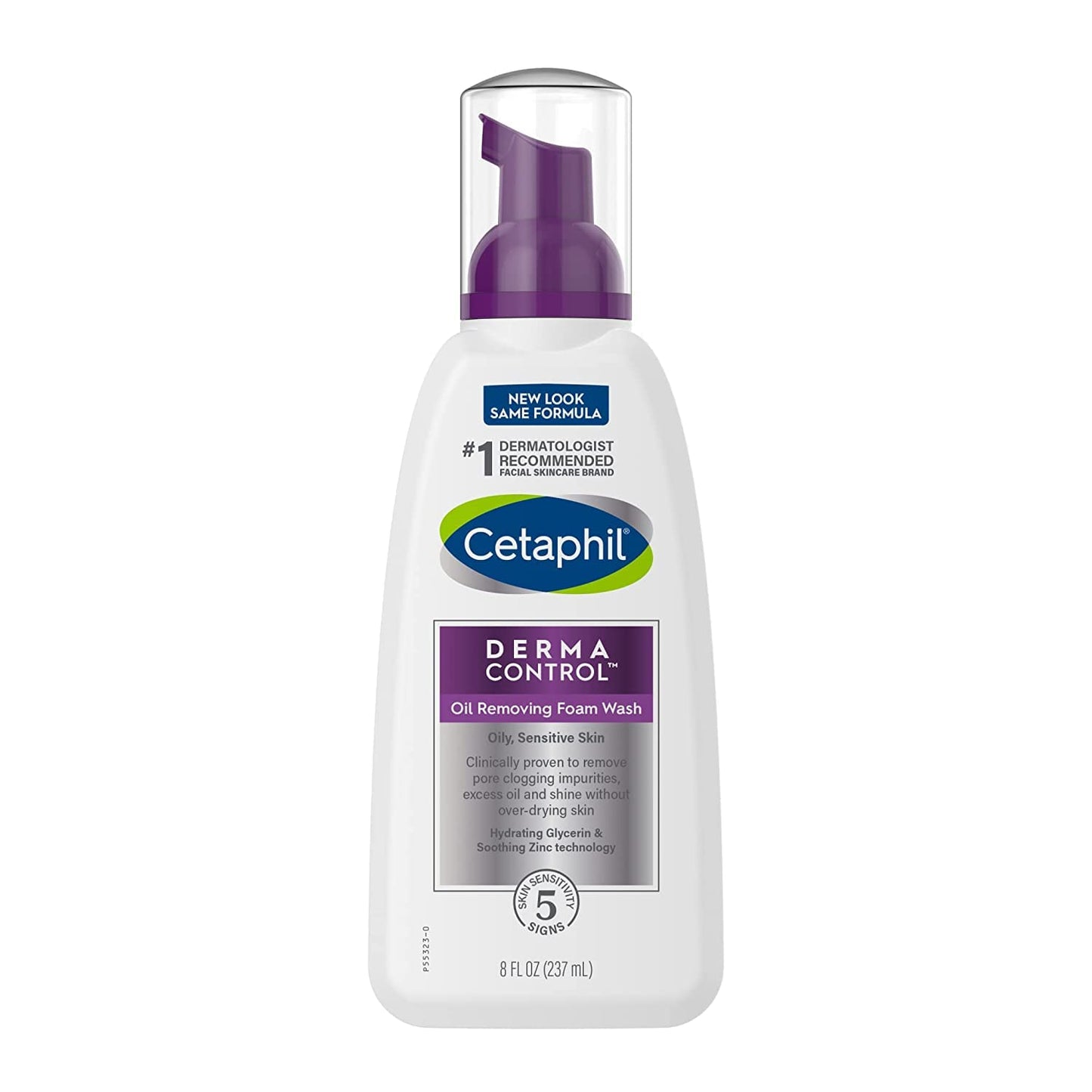Cetaphil PRO DermaControl Oil Removing Foam Wash, 8 Fl Oz (Pack of 3) - Packaging May Vary Beauty & Personal Care Cetaphil