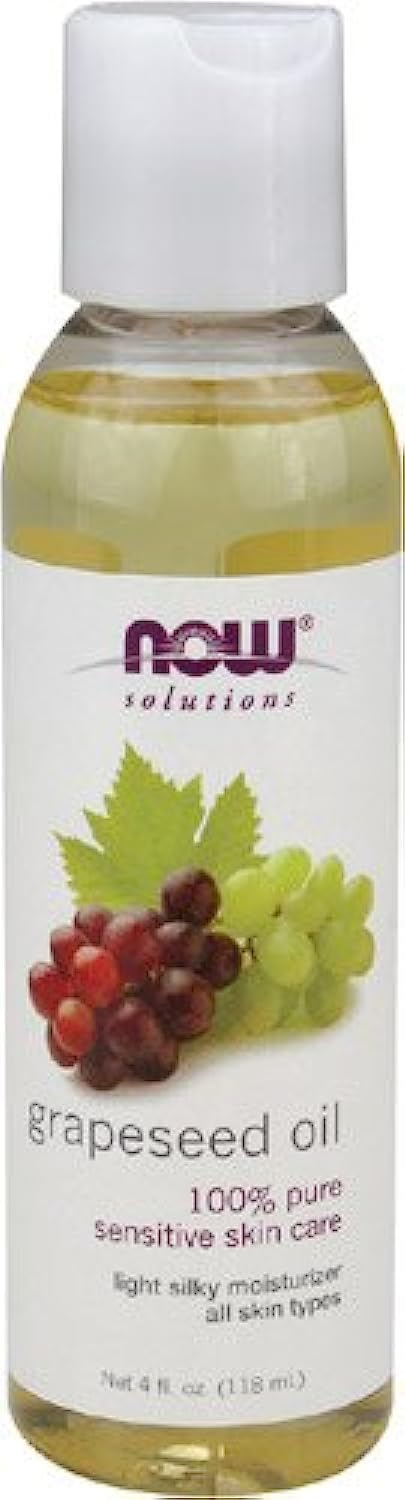NOW Grape Seed Oil, 4-Ounce (Pack Of 2) Beauty & Personal Care NOW Foods