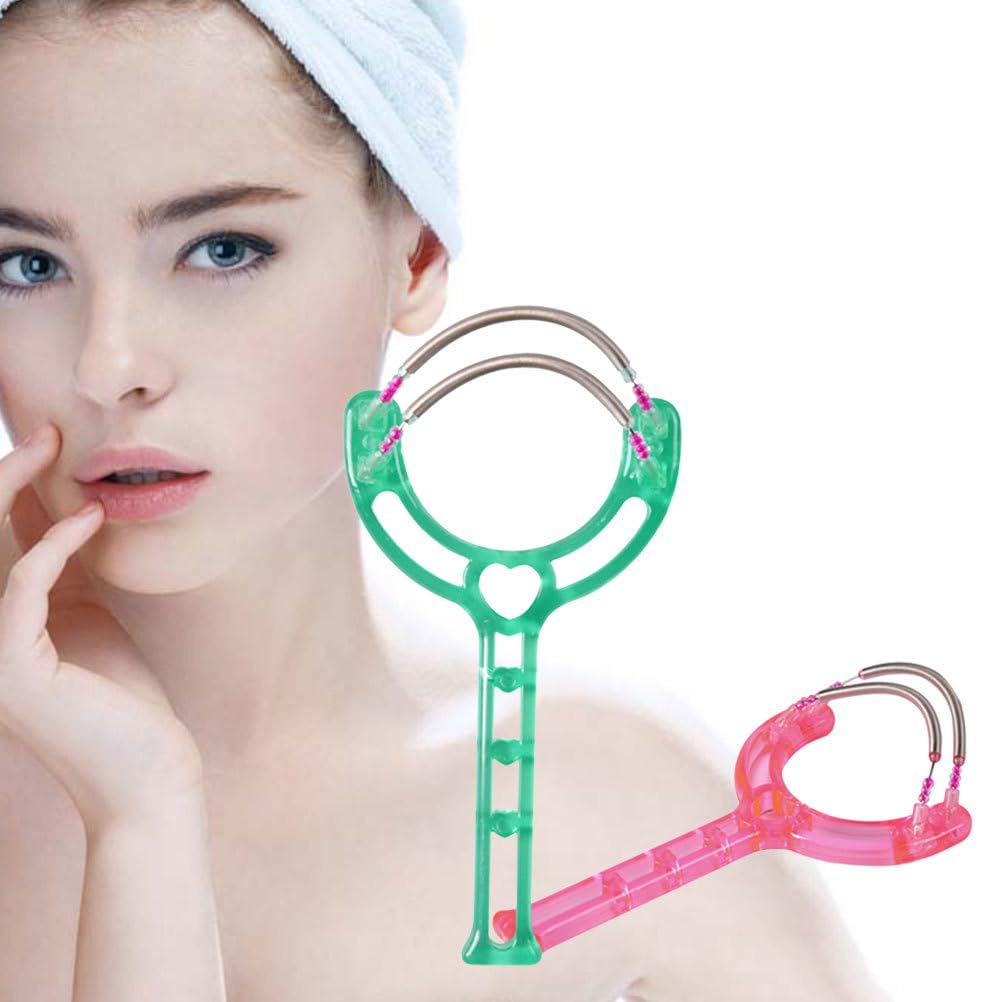 OHPHCALL Spring Hair Removal Tool Dual Spring Facial Hair Remover Handheld Threading Beauty Epilator Skin Epilator Random Color Beauty and Personal Care OHPHCALL