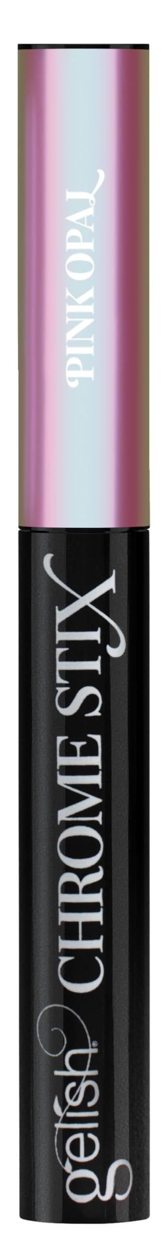 Gelish Chrome Stix Metallic Nail Art Powder At-Home Use: Pink Opal, 0.5g