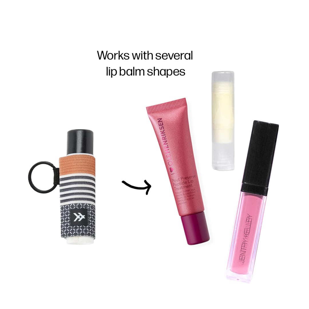 Thread Wallets Elastic Chapstick and Lip Gloss Holder Keychain (Sanders) Beauty & Personal Care Thread Wallets