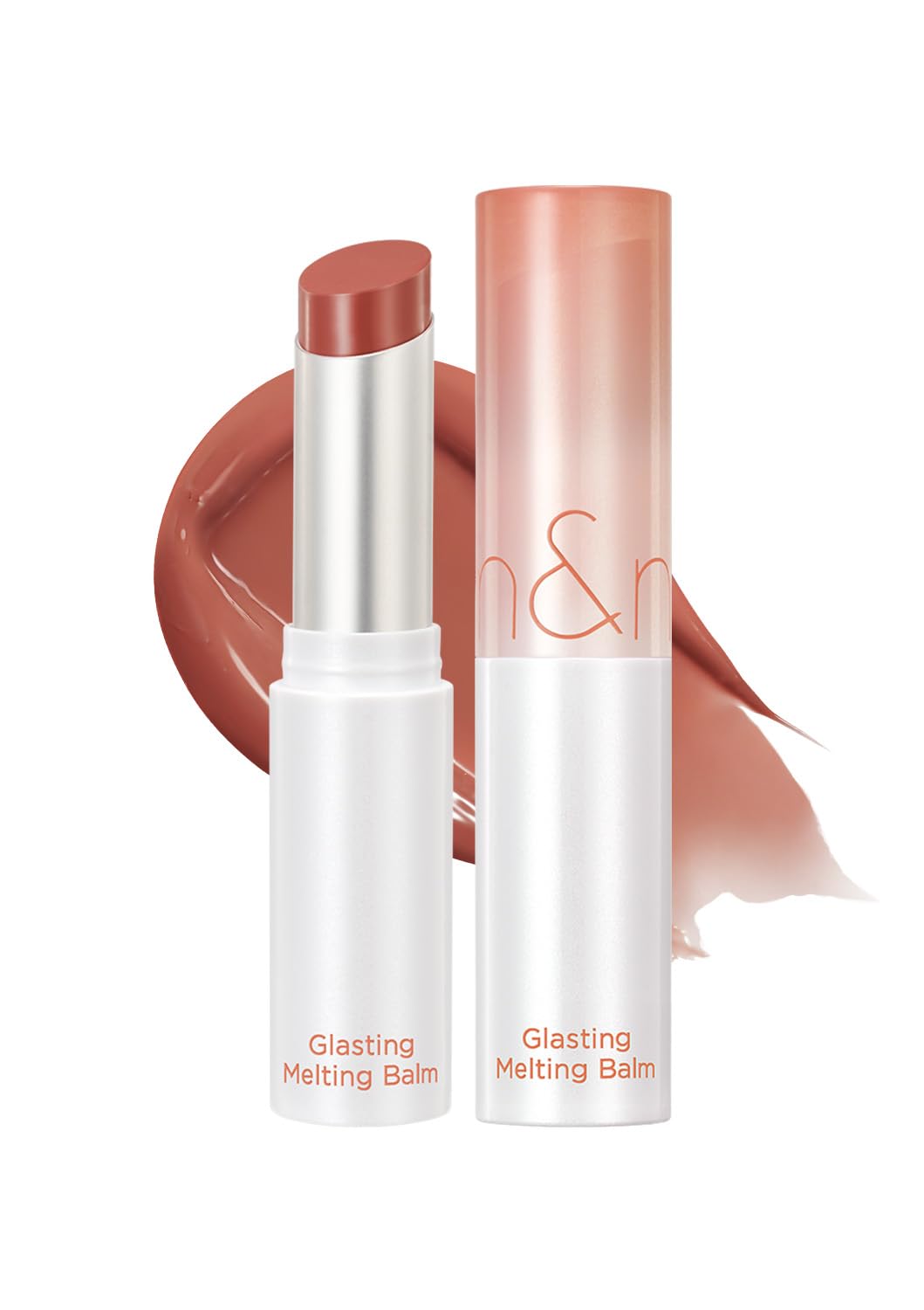 rom&nd GLASTING MELTING BALM 05 Nougat Sand - K-Beauty Juicy Lip Glow for Plump, Hydrated Lips & Buildable MLBB Color Beauty and Personal Care rom&nd