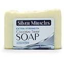 Silver Miracles - Extra Strength Colloidal Silver Soap - All Natural Nano Silver Face and Body Cleanser - Unscented - 6.5 ounces Beauty & Personal Care Silver Miracles