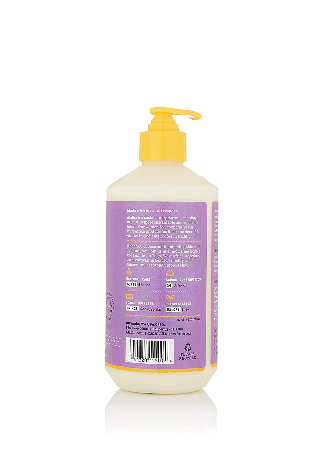 Alaffia EveryDay Shea Body Lotion, Cruelty Free Calming Body Lotion for Normal to Very Dry Skin. Made with Fair Trade Shea Butter and Neem. No Beauty & Personal Care Alaffia