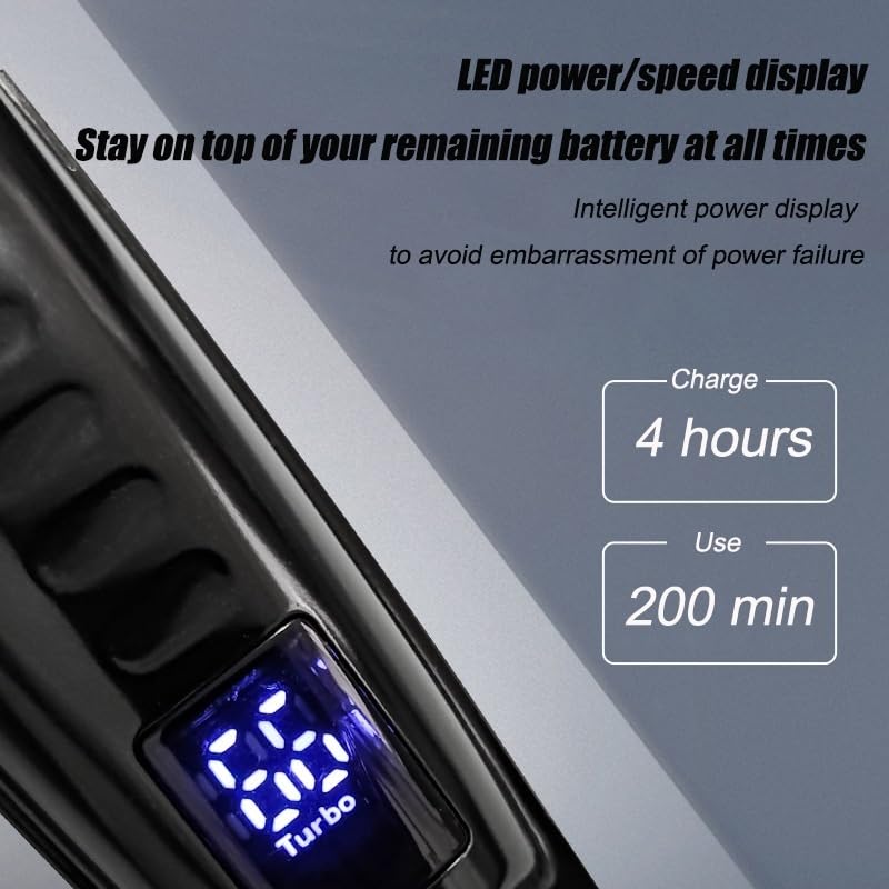 QDKVTNDJZ Hair Clippers foren, Professional Gradient Oil Head Engraving Clipperetal Cover Luxury Texture Body Beard Trimmer Barber Shaver Beauty and Personal Care QDKVTNDJZ