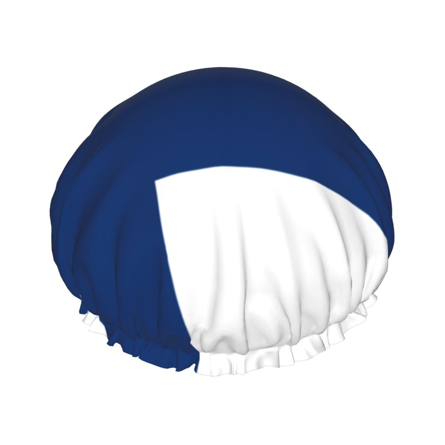 Finland Flag Prints Shower Cap Double Layer Lined Waterproof Bathing Shower Hat Beauty and Personal Care Hayyett