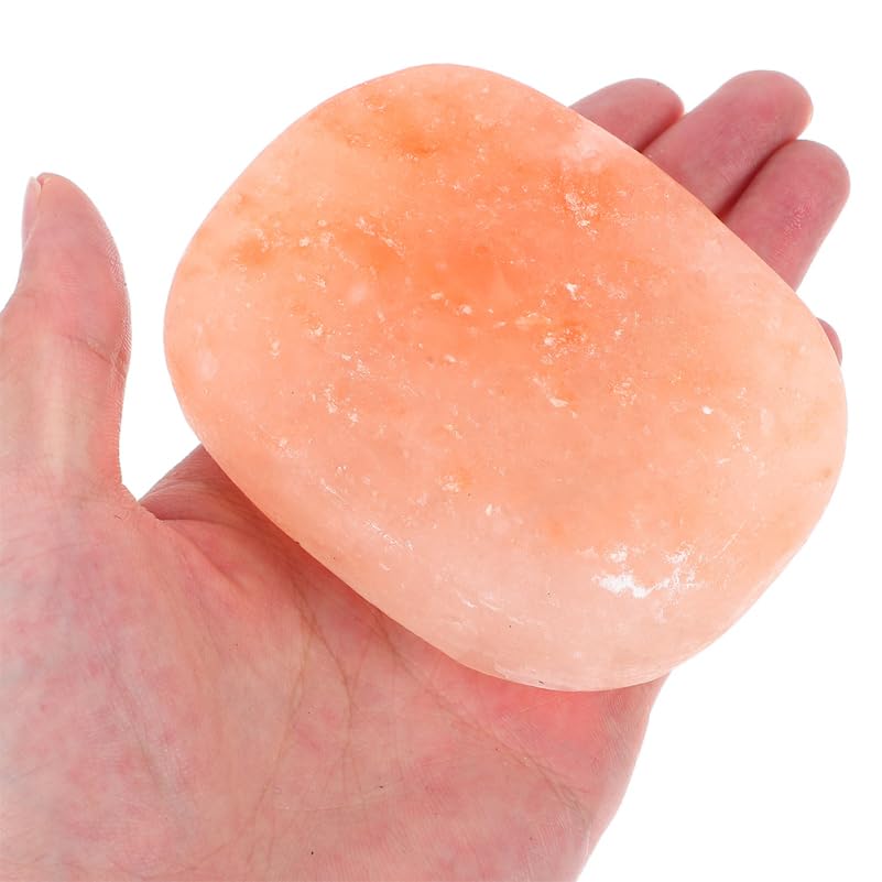 PACKOVE Salt Stones For Massage, Massage Rocks Stones Exfoliating Bath Salt Stones Dead Sea Salt Healing Stone Heated Warmer Stone For Spa Beauty and Personal Care PACKOVE
