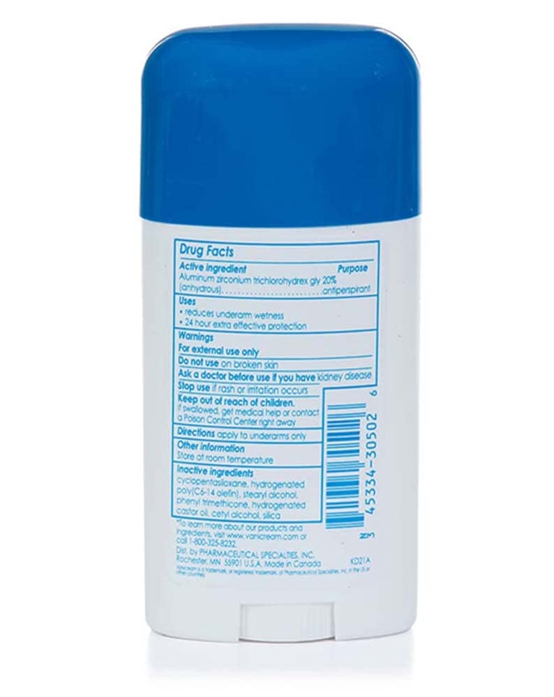 2 Value Pack Vanicream Anti-Perspirant Deodorant Clinical Strength Sensitive Skin 2.25 Ounces Beauty and Personal Care Vanicream