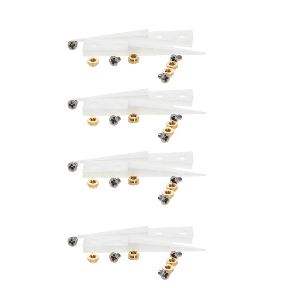 Utoolmart 4 Pairs Straight Pointed Ceramic Tips Replaceable Heat Resistance Non-Conductive Heads for Ceramic Tweezers White Beauty and Personal Care Utoolmart