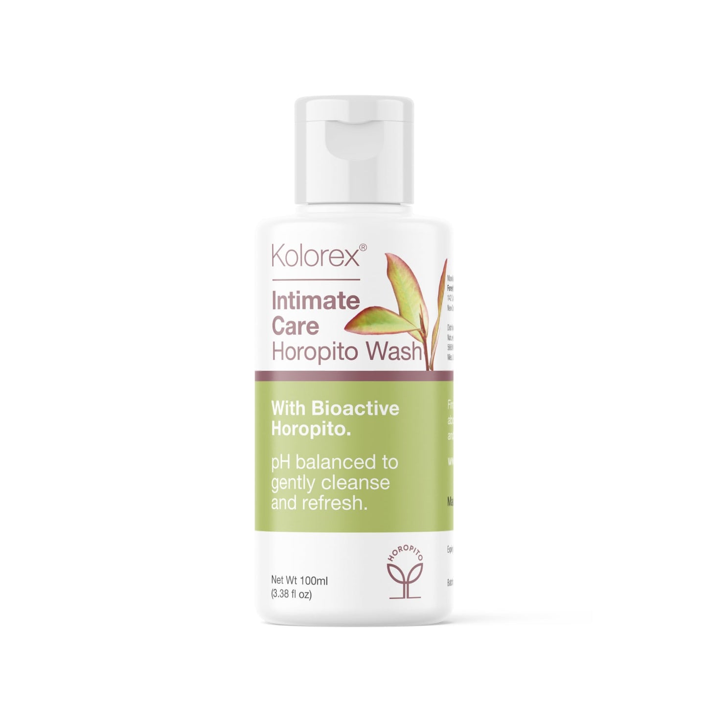 Kolorex Intimate Care Horopito Wash - pH Balanced Body Wash for Men & Women - with Horopito, Aloe Vera & Tea Tree - Gentle Cleanser for Sensitive Beauty & Personal Care Kolorex