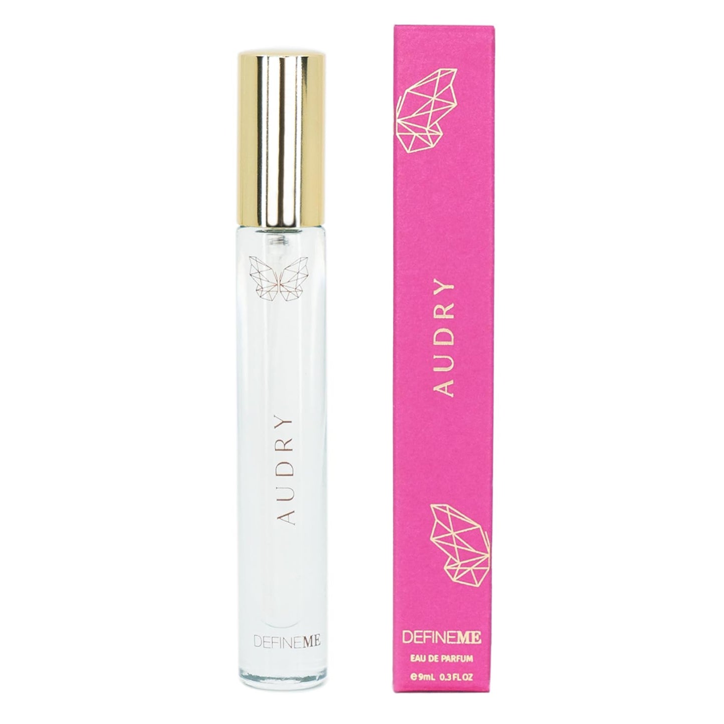 DefineMe Audry Perfume, Travel Size, 0.3 fl oz, Floral and Woody Fragrance with Peony, Rose, Jasmine & Sandalwood Notes, Perfumes for Women Beauty & Personal Care DefineMe