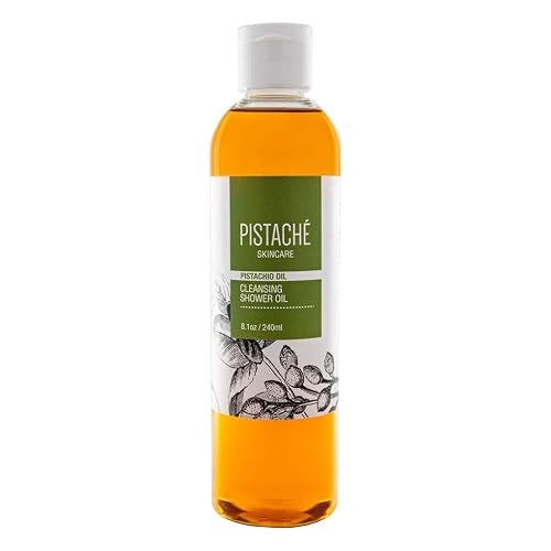 Pistaché Skincare Pistachio Oil Cleansing Shower Oil | Oil-to-Foam Formula | Moisturizing & Nourishing Body Wash with Vitamin E & Antioxidants, 8.1 oz Beauty & Personal Care Pistaché Skincare