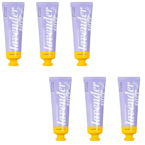 AVRYBEAUTY Lavender Sage Shea Butter Lotion Set 1.5 oz. - 6 Pack, Shea Butter Lotion for Dry Skin, Vegan Hand Cream for Women & Men Beauty & Personal Care AVRYBEAUTY