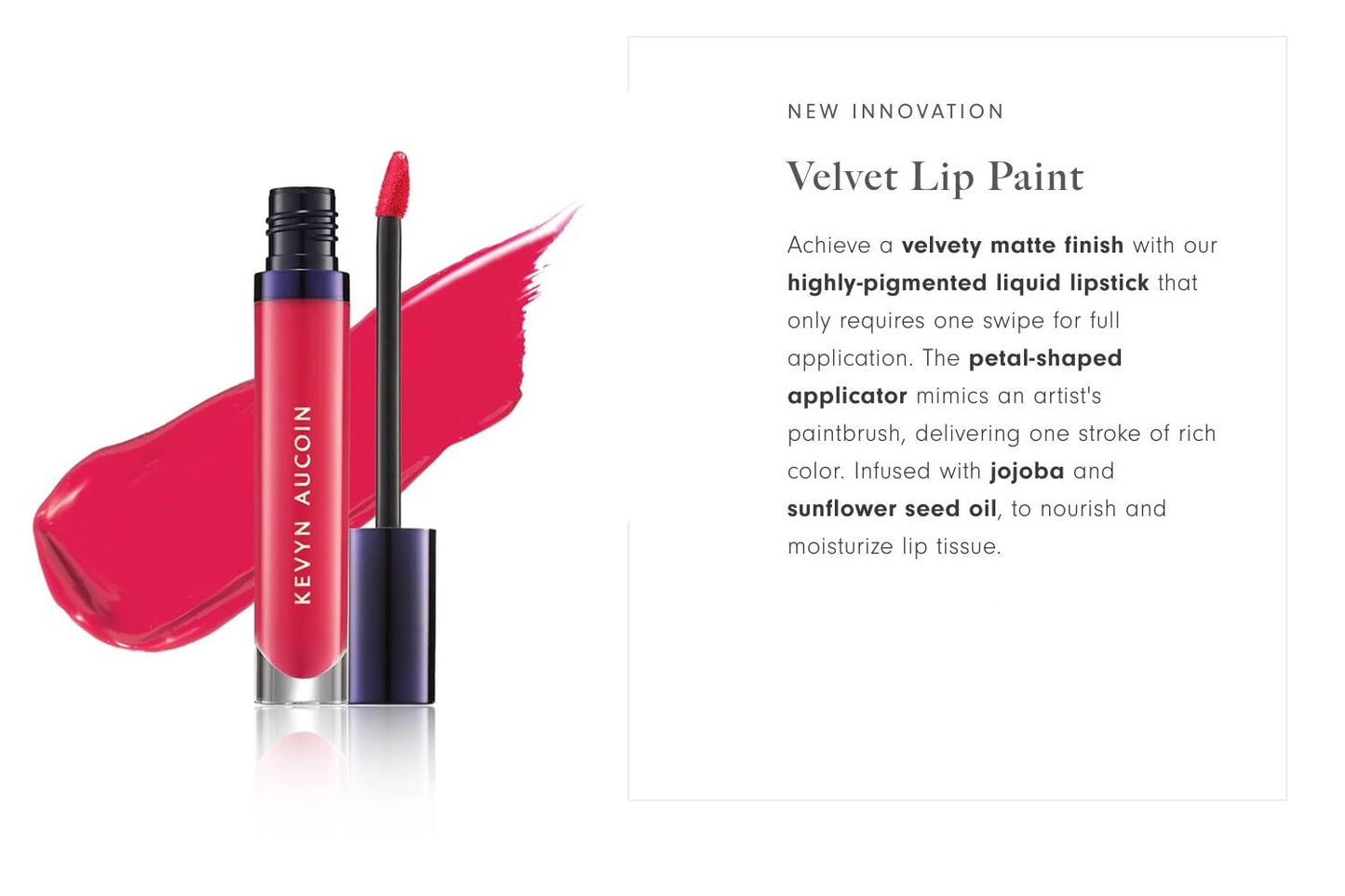 Kevyn Aucoin Velvet Lip Paint, Expressive color: All-day matte lip color coverage. Smudge proof, ultra-pigmented, quick dry makeup, weightless formula Beauty & Personal Care Kevyn Aucoin