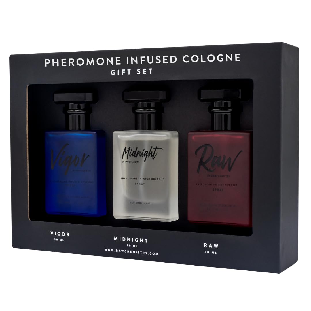 RawChemistry - A Pheromone Infused Mens Cologne Gift Set - Set of 3 Colognes Beauty & Personal Care RawChemistry