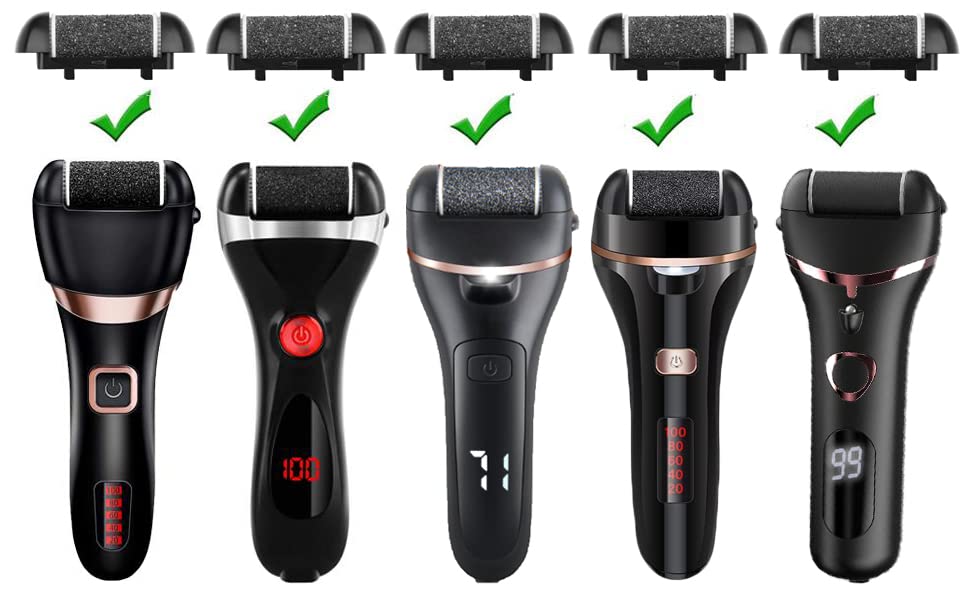 3 Coarse Replacement Roller Head for Model IW-9043 IW-9046 Electric Callus Remover Foot File Pedicure Tools for Feet Callus Shaver Pedicure kit Beauty & Personal Care IWEEL
