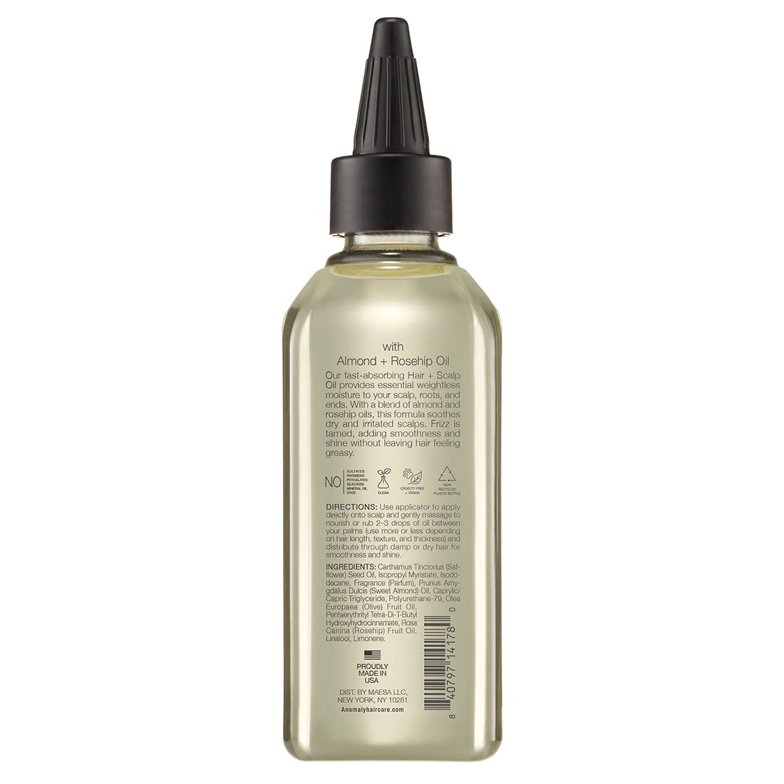 Anomaly Hair & Scalp Oil for Dry & Irritated Scalp Beauty & Personal Care Anomaly
