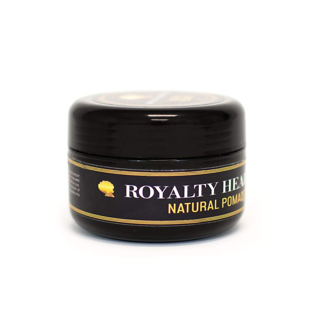 Royalty Headwear Natural Wave Pomade - Silky & Moisturized Hair, Strong Hold, Easy Wash - Men’s Grooming Supplies, Natural Ingredients (3.5oz) Beauty & Personal Care Royalty Headwear