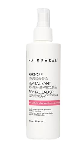 Hairuwear Restore Leave in Conditioner For Synthetic Wigs and Extensions, 8 Fl. Oz Beauty & Personal Care Hair u wear