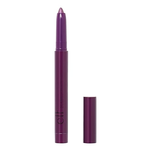 e.l.f. No Budge Shadow Stick, Longwear, Smudge-Proof Eyeshadow, Twist-up Design & Built-in Sharpener, Vegan & Cruelty-Free, Rich Amethyst Beauty & Personal Care e.l.f.