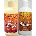 Organic Shea Butter Shampoo + Conditioner Paraben-Free (2) Two 8oz Bottles Beauty & Personal Care Shea Solutions