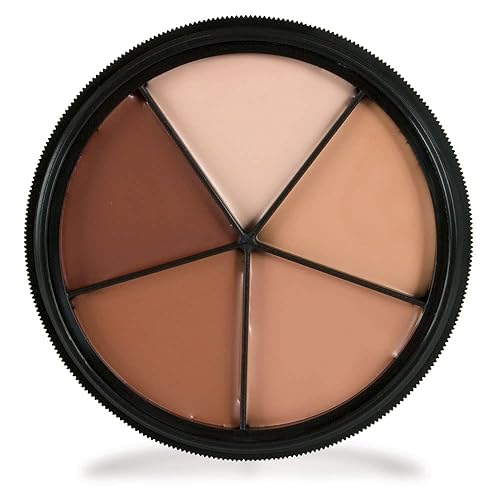 Mehron Makeup Tattoo Cover ProColoRing | 5 Color Wheel Pro Color Ring| Made in the USA | Tattoo Cover Up Makeup | Concealer Beauty & Personal Care Mehron