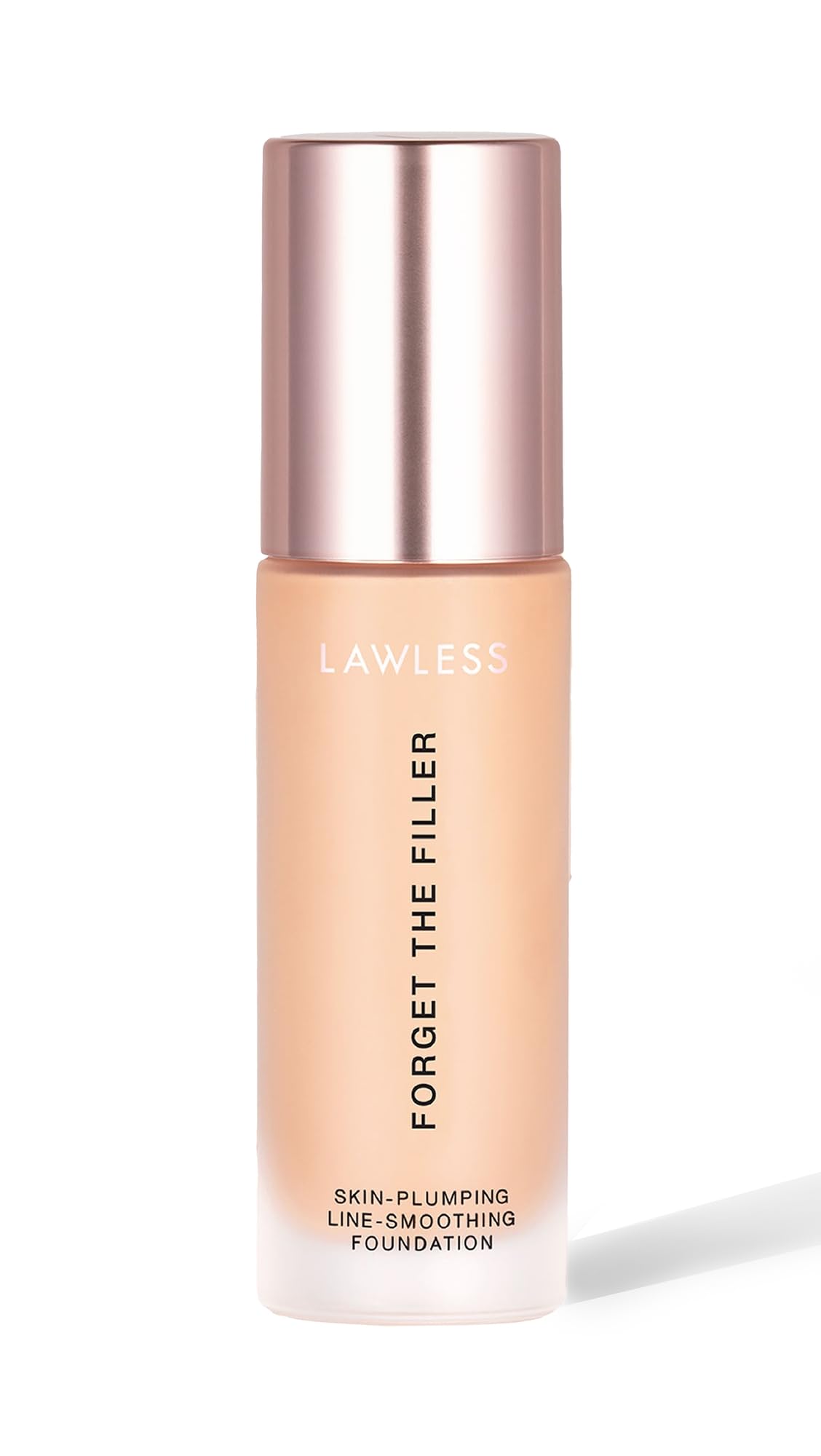 LAWLESS Women's Forget the Filler Skin-Plumping Line-Smoothing Foundation, 4L, light with neutral undertones, 1.0 Ounce