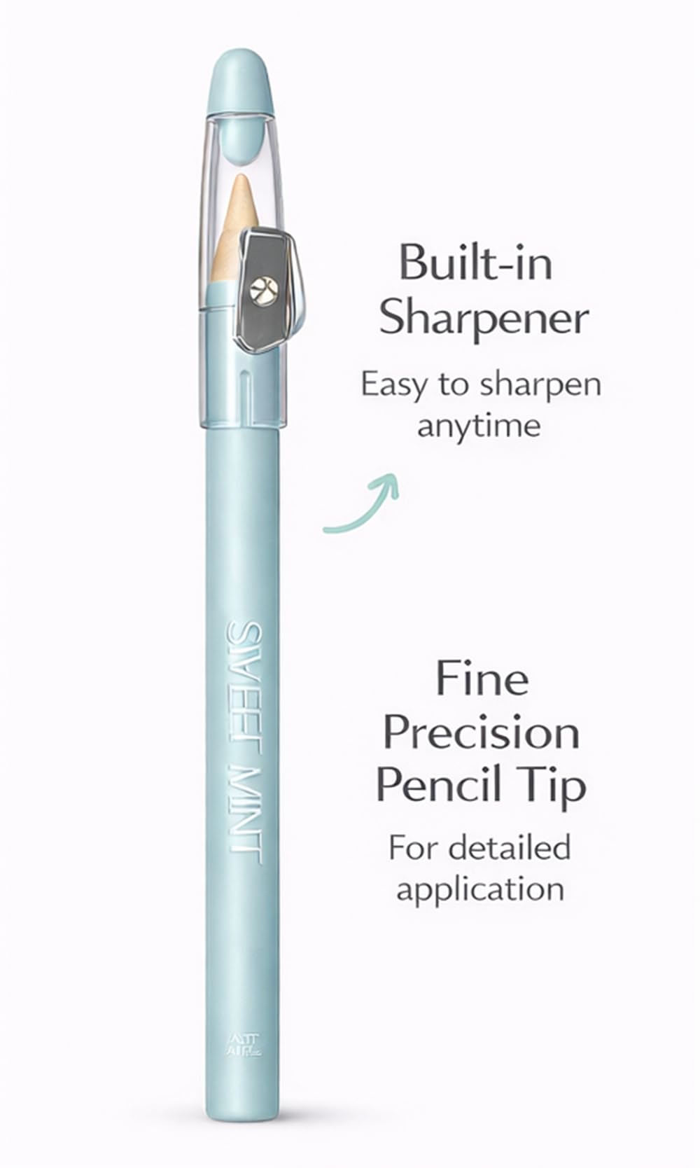 Concealer Pencil with Sharpener, Under Eye Concealer Makeup Pen, Cream Cover Up Pencil for Dark Circles, Acne Spots, Freckles and Blemishes, Long Beauty & Personal Care Asakstinado