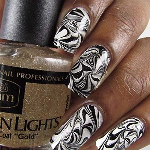 INM Northern Lights Hologram Top Coat Gold .5 oz