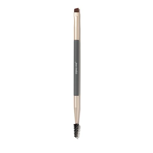 jane iredale Pro Series Eye & Brow Brush, Ultra-Small, Dual-Ended Cosmetic Brush & Spoolie Grooms and Seamlessly Applies Makeup, Vegan, Cruelty Free Beauty & Personal Care jane iredale