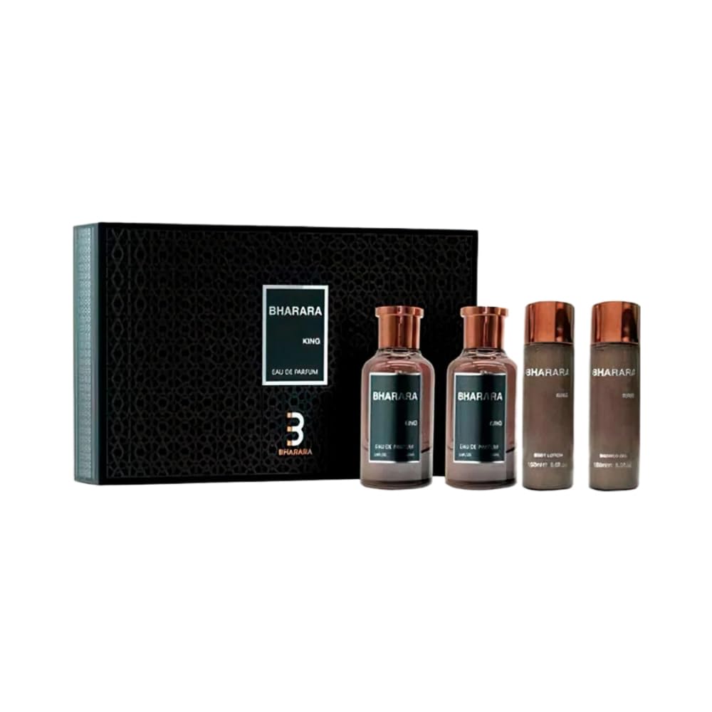 Bharara King 3.4 Edp 4Pc Men Set Beauty & Personal Care B Bharara